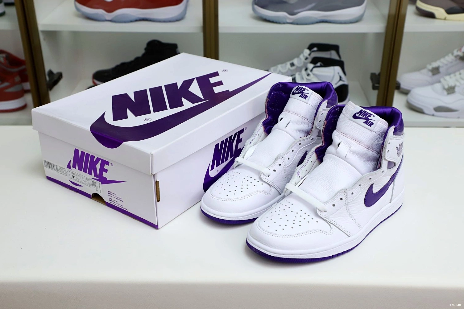 Court Purple 1 Jordan High Air OG 1031